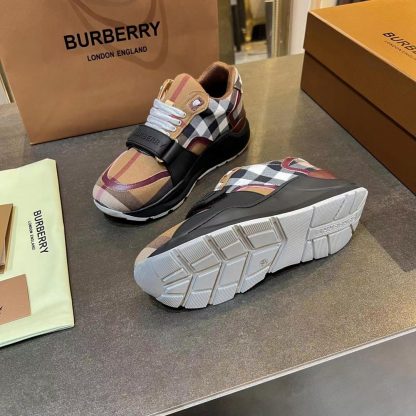 Burberry Vintage Check Thick-Soled Sneakers - Image 5