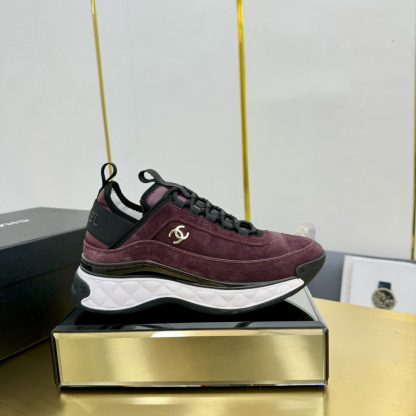 Chanel classic red and black mix and match fashion casual dad shoes for men and women - Image 5