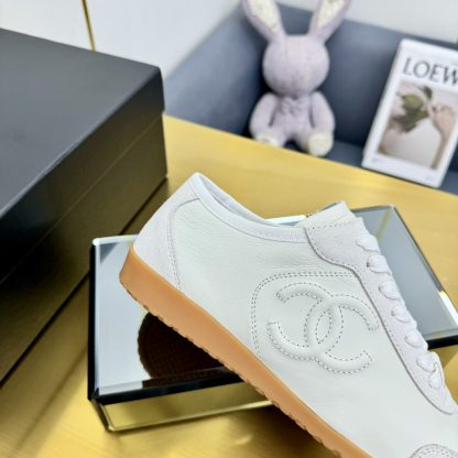 Chanel classic off-white mix and match classic fashion casual sneakers - Image 5