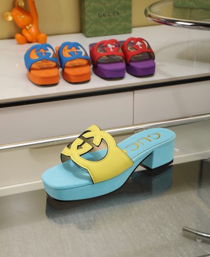 Gucci platform slippers - Image 5