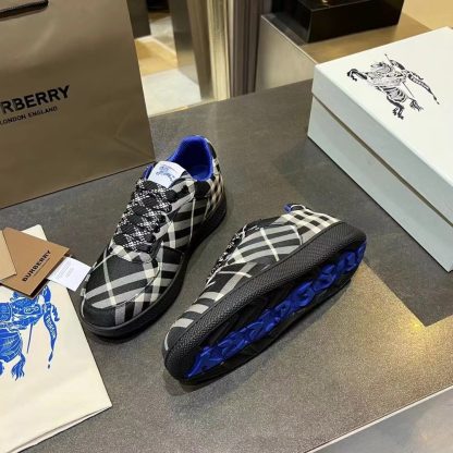Burberry classic check casual sneakers - Image 5
