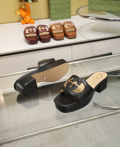 Gucci platform slippers - Image 6