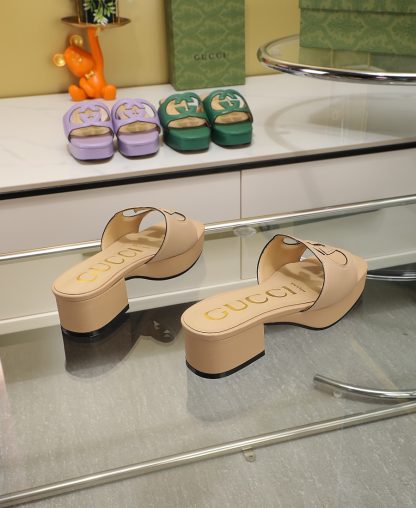 Gucci platform slippers - Image 6