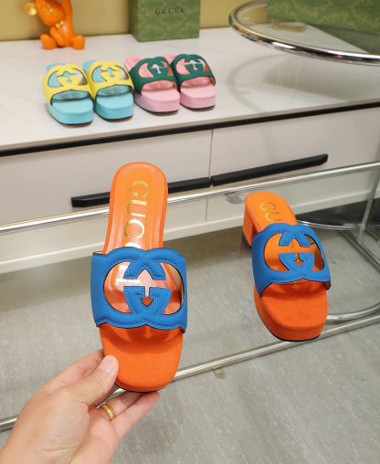 Gucci platform slippers - Image 5