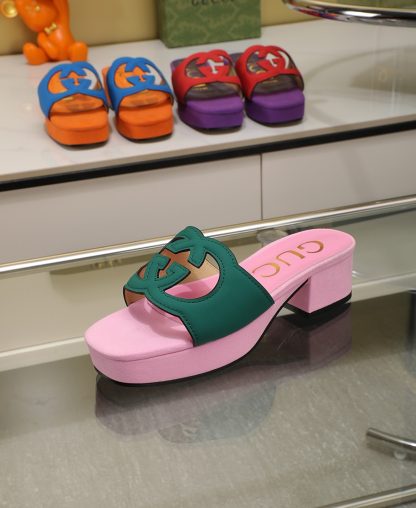 Gucci platform slippers - Image 5