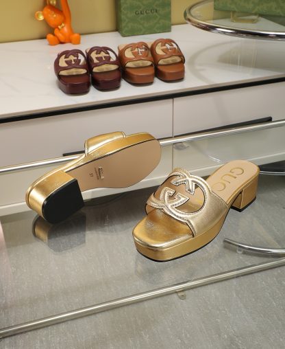 Gucci platform slippers - Image 6