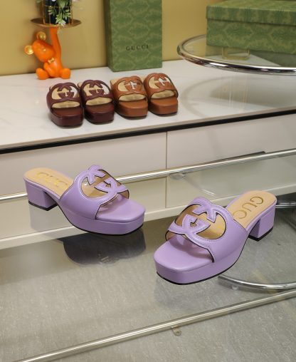 Gucci platform slippers - Image 5