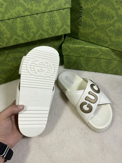 Gucci cross-over slippers - Image 6