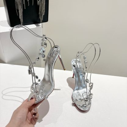 ChristianLouboutin JUST QUEEN crystal high heels - Image 5