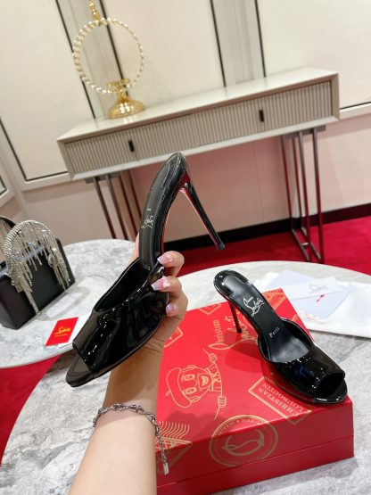 ChristianLouboutin exquisite fish mouth sandals high heels - Image 5