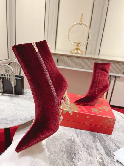 ChristianLouboutin Queen's Scepter Ankle Boots - Image 5