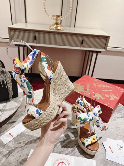 ChristianLouboutin wedge sandals - Image 5