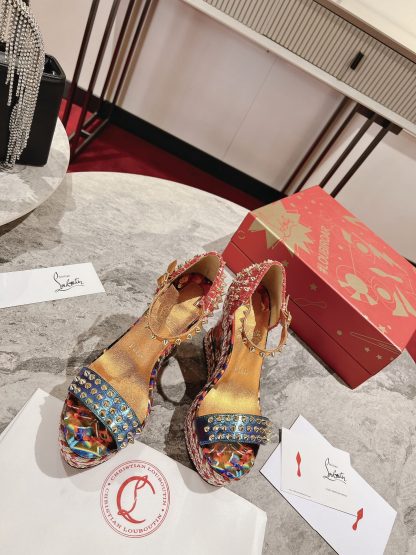 ChristianLouboutin wedge sandals - Image 5
