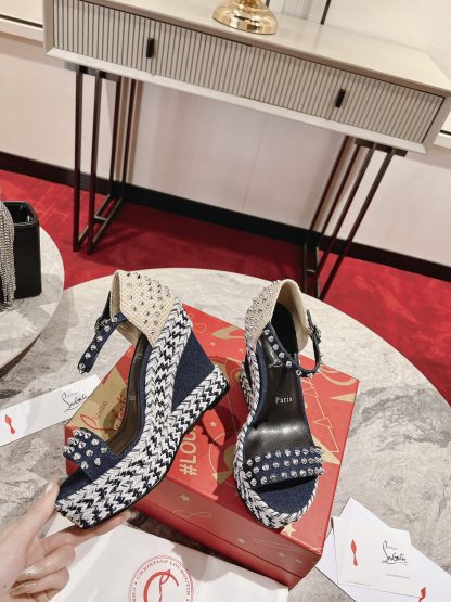 ChristianLouboutin wedge sandals - Image 4