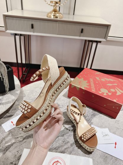 ChristianLouboutin wedge sandals - Image 5