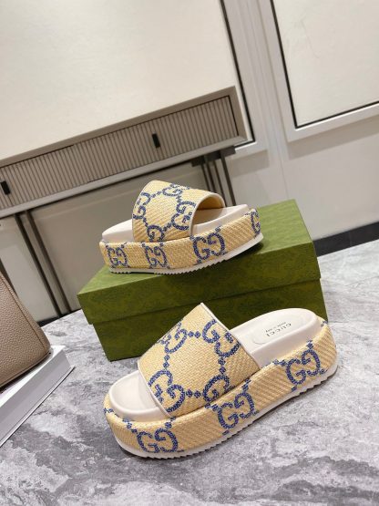 Gucci Women's GG Platform Slide Sandals - Image 6