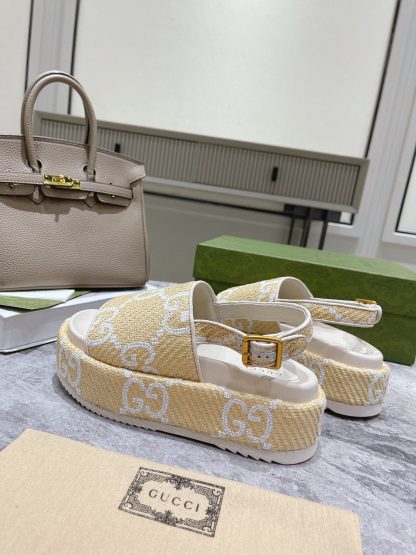 Gucci Women's GG Platform Slide Sandals - Image 4