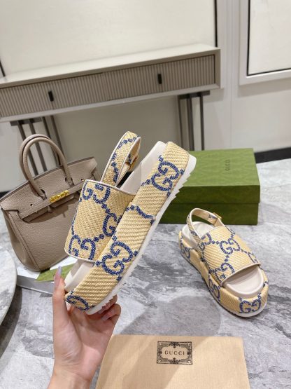 Gucci Women's GG Platform Slide Sandals - Image 4