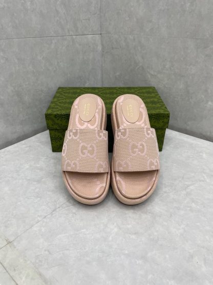 Gucci Women's Large GG Platform Slides - Image 5