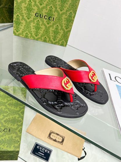 Gucci flat flip flops - Image 5