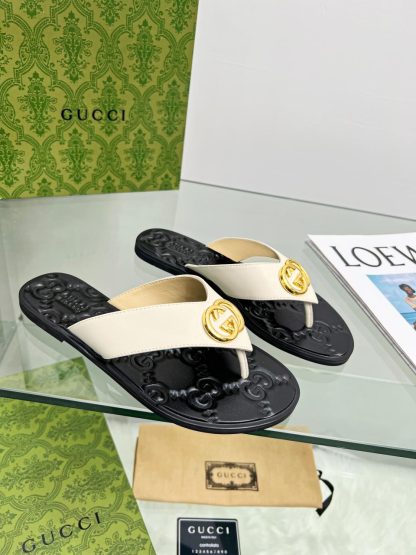 Gucci flat flip flops - Image 4