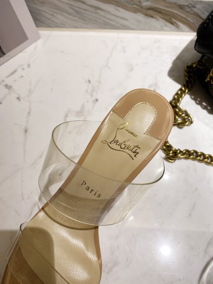 Christian Louboutin transparent strap high-heeled sandals - Image 5