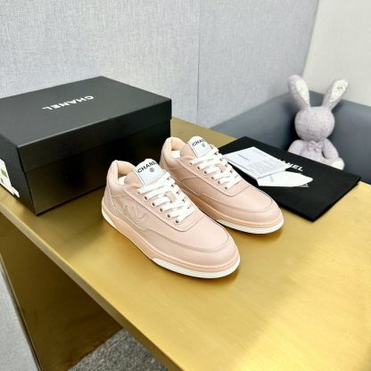 Chanel classic pink versatile casual sneakers - Image 5