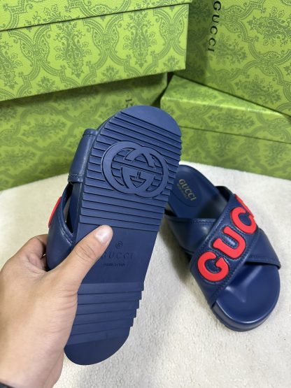 Gucci cross-over slippers - Image 6