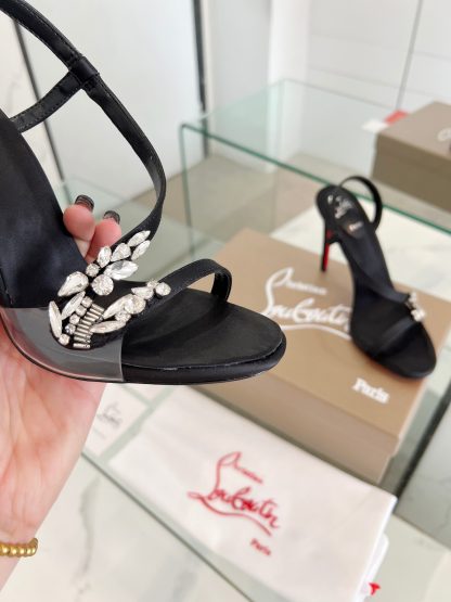 ChristianLouboutin diamond sandals high heels - Image 6