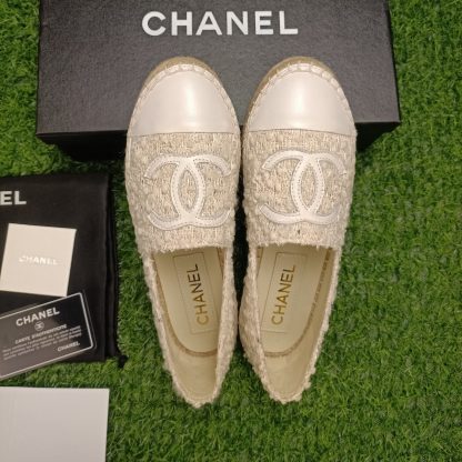 Chanel popular cowhide apricot casual shoes - Image 4