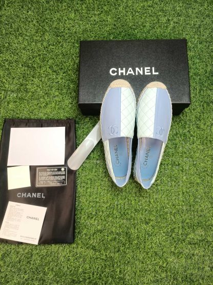 Chanel's new spring sunshine blue and white fisherman shoes - Image 4