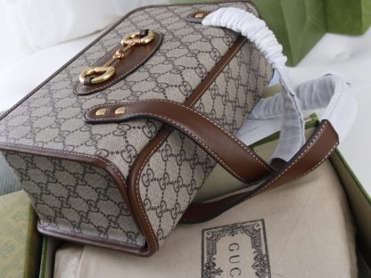 Gucci Horsebit logo iconic print handbag - Image 5