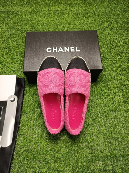 Chanel early spring sunshine pink black new fisherman shoes - Image 4