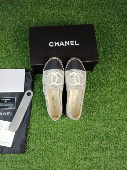 Chanel early spring sunshine gray and black new fisherman shoes - Image 4
