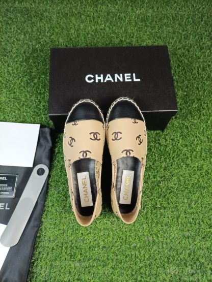 Chanel early spring sunshine apricot black new fisherman shoes - Image 4
