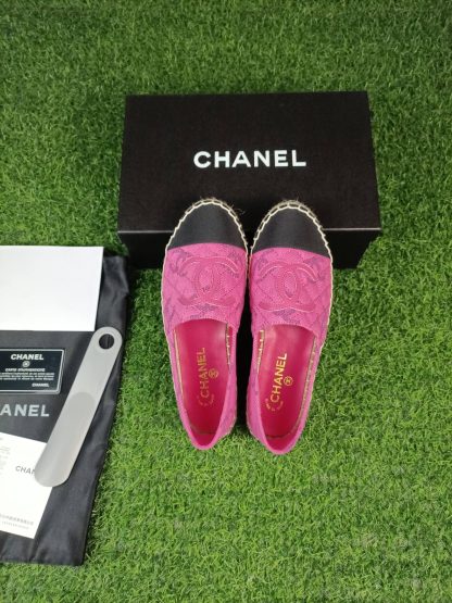 Chanel early spring sunshine black and pink new fisherman shoes - Image 4