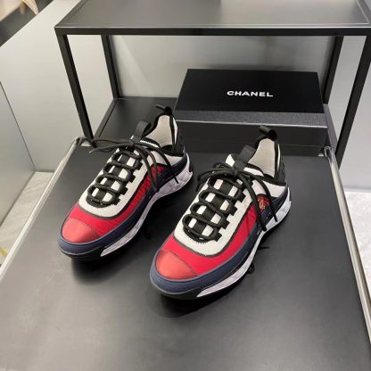 Chanel's latest beautiful red and blue slim casual sports shoes - Image 5