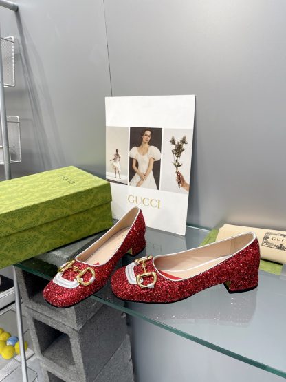 Gucci's new horsebit chunky heel shoes for early spring - Image 5