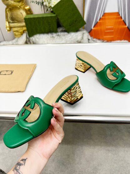 Gucci mid-heel slippers - Image 6