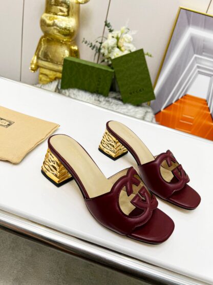 Gucci mid-heel slippers - Image 6