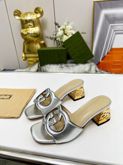 Gucci mid-heel slippers - Image 5