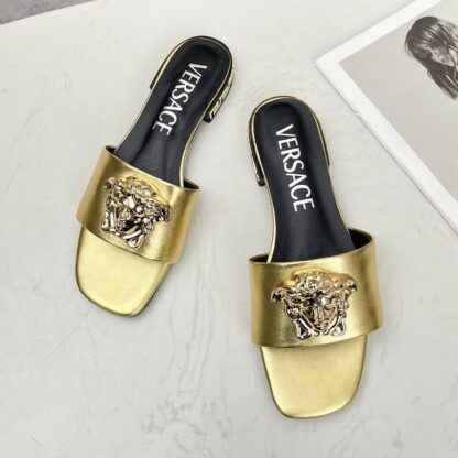VERSACE flat slide sandals - Image 5