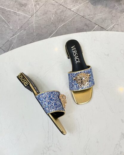 VERSACE flat slide sandals - Image 5