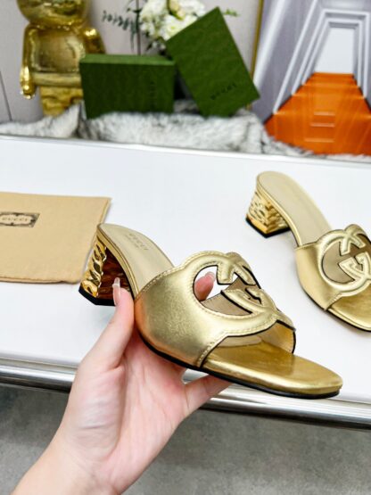 Gucci mid-heel slippers - Image 6