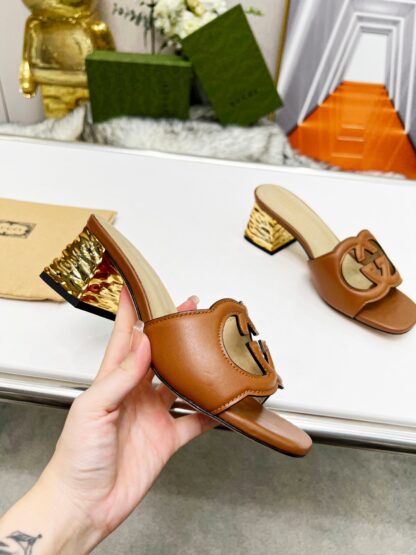 Gucci mid-heel slippers - Image 6
