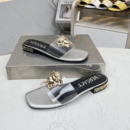 VERSACE flat slide sandals - Image 5