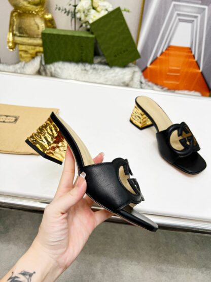 Gucci mid-heel slippers - Image 6