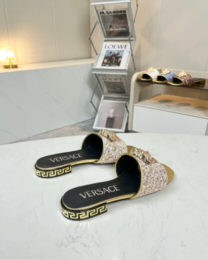 VERSACE flat slide sandals - Image 5
