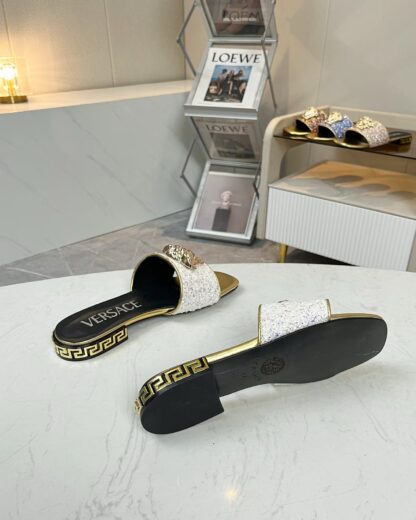 VERSACE flat slide sandals - Image 5