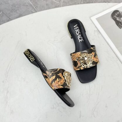 VERSACE flat slide sandals - Image 5